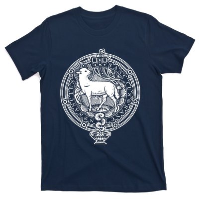 Sanctus Agnus Dei Lamb God Catholic Traditional Latin Mass T-Shirt