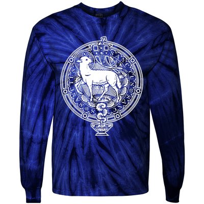 Sanctus Agnus Dei Lamb God Catholic Traditional Latin Mass Tie-Dye Long Sleeve Shirt