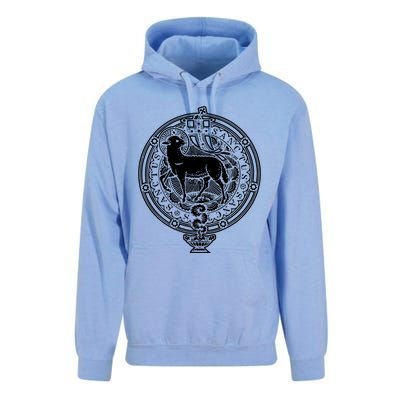 Sanctus Agnus Dei Lamb God Catholic Traditional Latin Mass Unisex Surf Hoodie