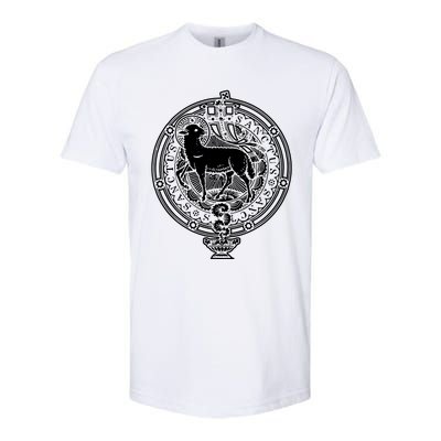 Sanctus Agnus Dei Lamb God Catholic Traditional Latin Mass Softstyle CVC T-Shirt