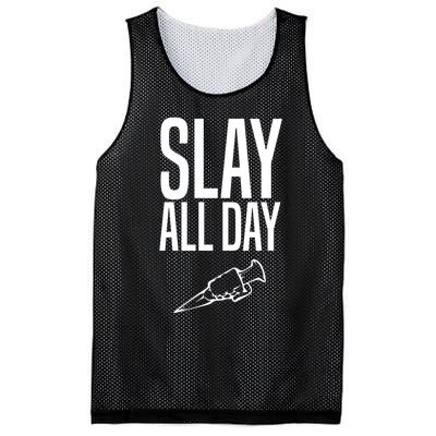 Slay All Day Vampire Hunter Buffy Mesh Reversible Basketball Jersey Tank