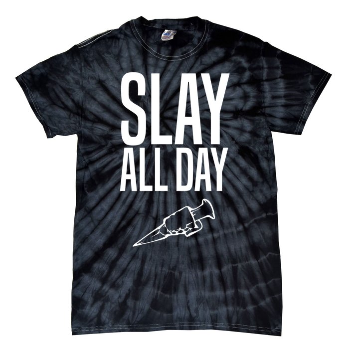 Slay All Day Vampire Hunter Buffy Tie-Dye T-Shirt