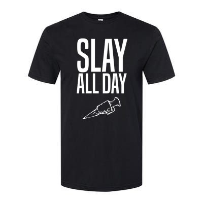 Slay All Day Vampire Hunter Buffy Softstyle CVC T-Shirt