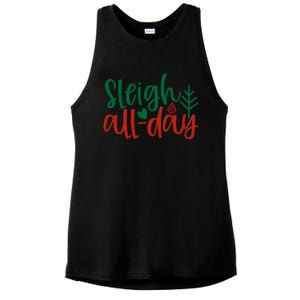 Sleigh All Day Ladies PosiCharge Tri-Blend Wicking Tank