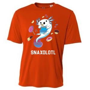 Snaxolotl Axolotl Donuts Cupcakes Candy Junk Food Cooling Performance Crew T-Shirt