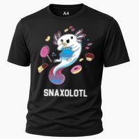 Snaxolotl Axolotl Donuts Cupcakes Candy Junk Food Cooling Performance Crew T-Shirt