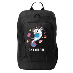 Snaxolotl Axolotl Donuts Cupcakes Candy Junk Food City Backpack