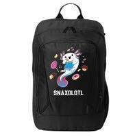 Snaxolotl Axolotl Donuts Cupcakes Candy Junk Food City Backpack
