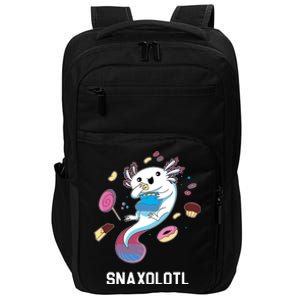 Snaxolotl Axolotl Donuts Cupcakes Candy Junk Food Impact Tech Backpack