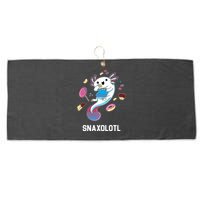 Snaxolotl Axolotl Donuts Cupcakes Candy Junk Food Large Microfiber Waffle Golf Towel