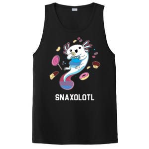 Snaxolotl Axolotl Donuts Cupcakes Candy Junk Food PosiCharge Competitor Tank