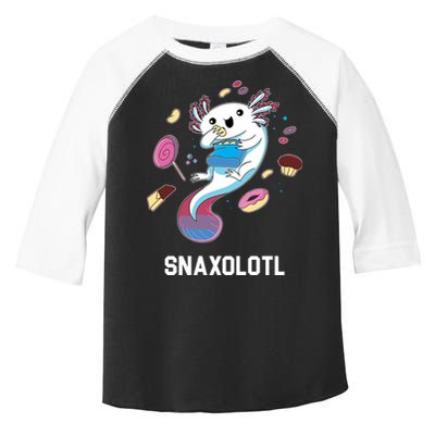Snaxolotl Axolotl Donuts Cupcakes Candy Junk Food Toddler Fine Jersey T-Shirt