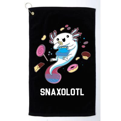 Snaxolotl Axolotl Donuts Cupcakes Candy Junk Food Golf Towel