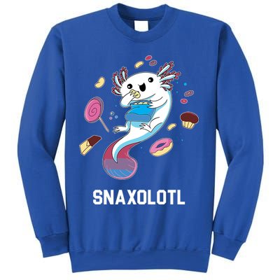 Snaxolotl Axolotl Donuts Cupcakes Candy Junk Food Sweatshirt