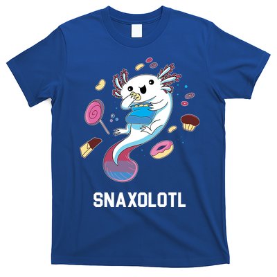 Snaxolotl Axolotl Donuts Cupcakes Candy Junk Food T-Shirt