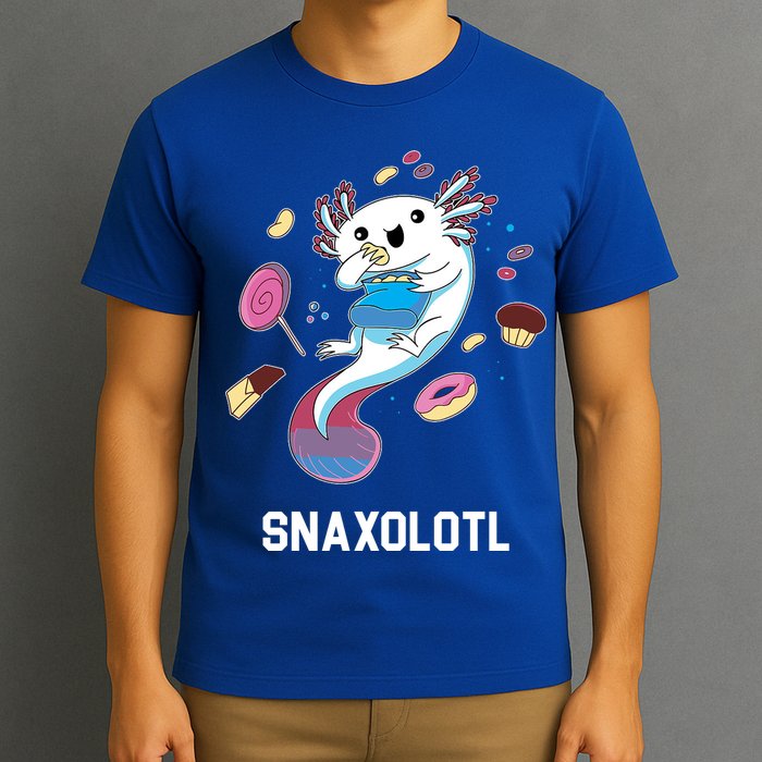 Snaxolotl Axolotl Donuts Cupcakes Candy Junk Food T-Shirt