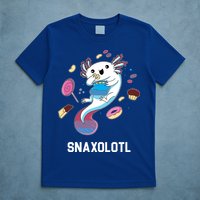Snaxolotl Axolotl Donuts Cupcakes Candy Junk Food T-Shirt