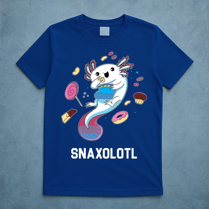 Snaxolotl Axolotl Donuts Cupcakes Candy Junk Food T-Shirt