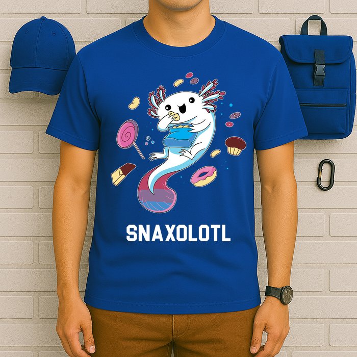Snaxolotl Axolotl Donuts Cupcakes Candy Junk Food T-Shirt
