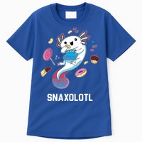 Snaxolotl Axolotl Donuts Cupcakes Candy Junk Food Tall T-Shirt