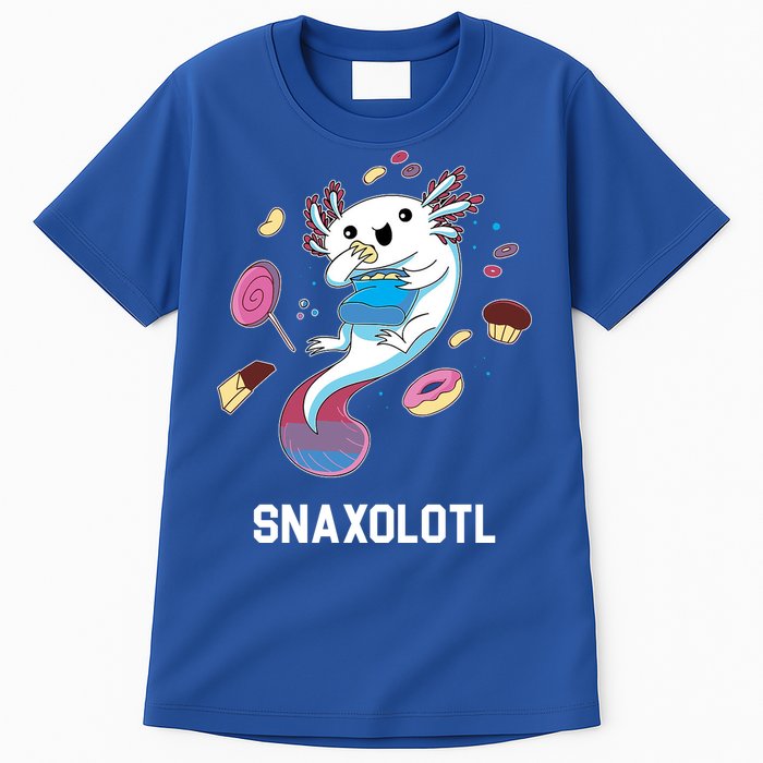 Snaxolotl Axolotl Donuts Cupcakes Candy Junk Food Tall T-Shirt