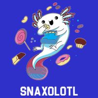 Snaxolotl Axolotl Donuts Cupcakes Candy Junk Food Tall T-Shirt