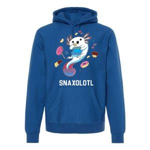 Snaxolotl Axolotl Donuts Cupcakes Candy Junk Food Premium Hoodie