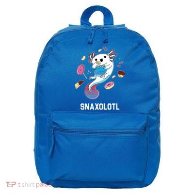 Snaxolotl Axolotl Donuts Cupcakes Candy Junk Food 16 in Basic Backpack