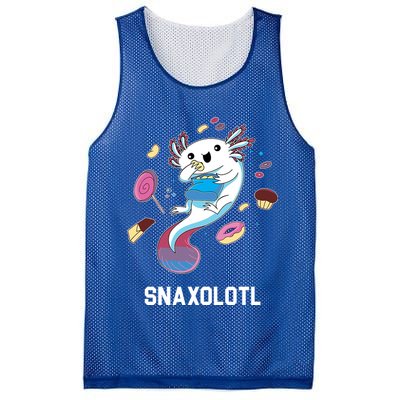 Snaxolotl Axolotl Donuts Cupcakes Candy Junk Food Mesh Reversible Basketball Jersey Tank