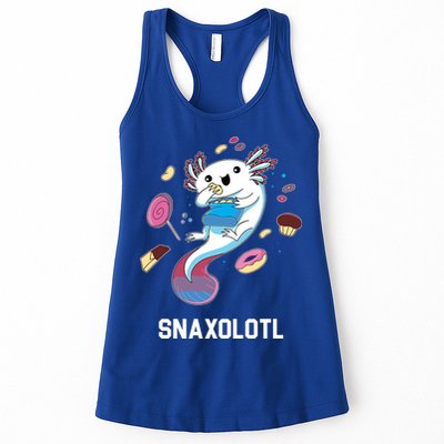 Snaxolotl Axolotl Donuts Cupcakes Candy Junk Food Womens Tank Top