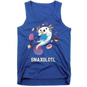 Snaxolotl Axolotl Donuts Cupcakes Candy Junk Food Tank Top