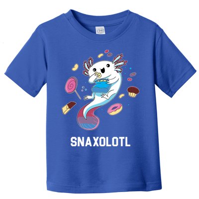 Snaxolotl Axolotl Donuts Cupcakes Candy Junk Food Toddler T-Shirt
