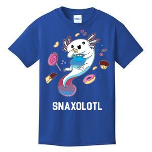 Snaxolotl Axolotl Donuts Cupcakes Candy Junk Food Kids T-Shirt