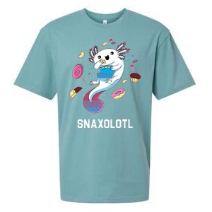 Snaxolotl Axolotl Donuts Cupcakes Candy Junk Food Sueded Cloud Jersey T-Shirt