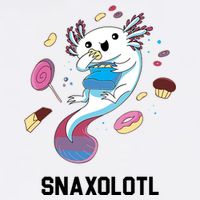 Snaxolotl Axolotl Donuts Cupcakes Candy Junk Food Garment-Dyed Sweatshirt