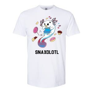 Snaxolotl Axolotl Donuts Cupcakes Candy Junk Food Softstyle CVC T-Shirt