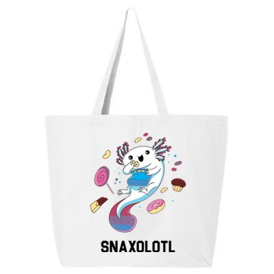 Snaxolotl Axolotl Donuts Cupcakes Candy Junk Food 25L Jumbo Tote