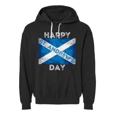 St Andrews Day Scotland Flag Scottish Happy Tartan Army Meaningful Gift Garment-Dyed Fleece Hoodie