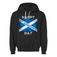 St Andrews Day Scotland Flag Scottish Happy Tartan Army Meaningful Gift Garment-Dyed Fleece Hoodie