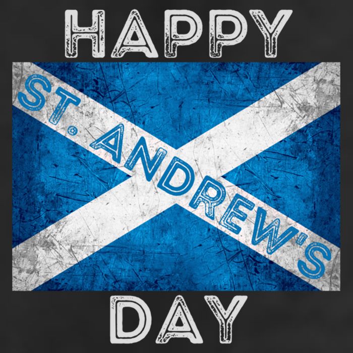 St Andrews Day Scotland Flag Scottish Happy Tartan Army Meaningful Gift Garment-Dyed Fleece Hoodie