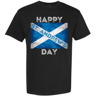 St Andrews Day Scotland Flag Scottish Happy Tartan Army Meaningful Gift Garment-Dyed Heavyweight T-Shirt