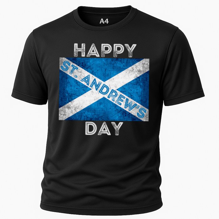 St Andrews Day Scotland Flag Scottish Happy Tartan Army Meaningful Gift Cooling Performance Crew T-Shirt
