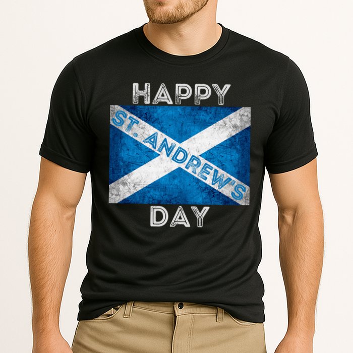 St Andrews Day Scotland Flag Scottish Happy Tartan Army Meaningful Gift Cooling Performance Crew T-Shirt