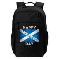 St Andrews Day Scotland Flag Scottish Happy Tartan Army Meaningful Gift Backpack