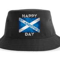 St Andrews Day Scotland Flag Scottish Happy Tartan Army Meaningful Gift Sustainable Bucket Hat