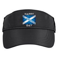 St Andrews Day Scotland Flag Scottish Happy Tartan Army Meaningful Gift Adult Drive Performance Visor