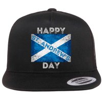 St Andrews Day Scotland Flag Scottish Happy Tartan Army Meaningful Gift Flatbill Hat