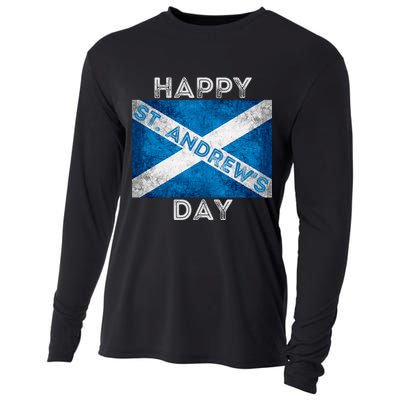 St Andrews Day Scotland Flag Scottish Happy Tartan Army Meaningful Gift Cooling Performance Long Sleeve Crew