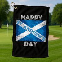 St Andrews Day Scotland Flag Scottish Happy Tartan Army Meaningful Gift Golf Towel