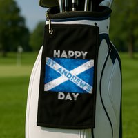St Andrews Day Scotland Flag Scottish Happy Tartan Army Meaningful Gift Golf Towel